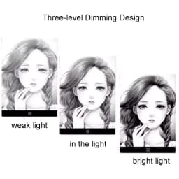 A4/A5 Three Level Dimmable Led Light Pad Drawing Board Pad Tracing Light Box Eye Protection Easier for Diamond Painting