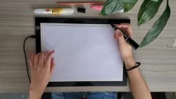 A4/A5 Three Level Dimmable Led Light Pad Drawing Board Pad Tracing Light Box Eye Protection Easier for Diamond Painting