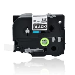 1PCS 36mm black on white tze261 compatible brother p touch printer laminated label tape tze-161 tze661 tz-M961 tze-461