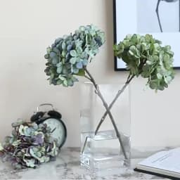 Artificial Flowers Silk Hydrangea Vase for Home Decoration Accessories Wedding Decorative Fake Plants Christmas Garland Material
