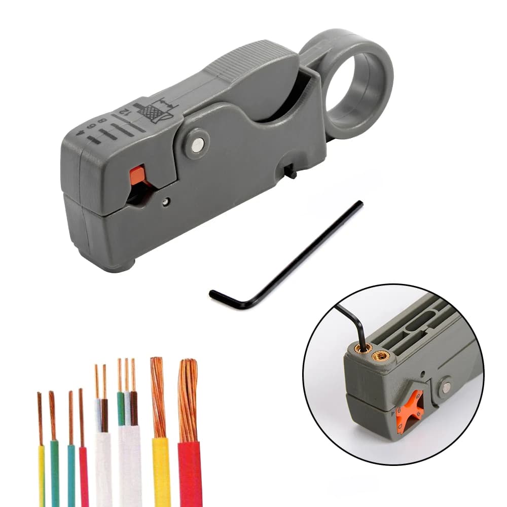 Stripping Pliers Decrustation Wire Cable Tools Stripper Stainless Steel Hexagon Wrench Accessory Insulated Electrical Straight