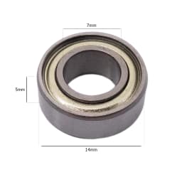 10-40Pcs Ball Bearings 608ZZ 623ZZ 626ZZ 687ZZ 607ZZ Deep Groove Miniature Bearings for Skateboard Scooter 3D Printers Bearings
