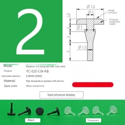 Silicone Plug Rubber Stopper Eyelet Damping High Elasticity Protective 3mm4mm5mm6mm8mm9mm10mm12mm14mm16mm Anti-collision Sealing