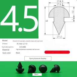 Silicone Plug Rubber Stopper Eyelet Damping High Elasticity Protective 3mm4mm5mm6mm8mm9mm10mm12mm14mm16mm Anti-collision Sealing