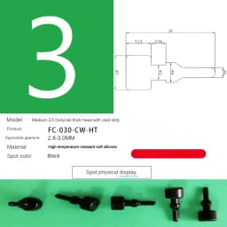 Silicone Plug Rubber Stopper Eyelet Damping High Elasticity Protective 3mm4mm5mm6mm8mm9mm10mm12mm14mm16mm Anti-collision Sealing
