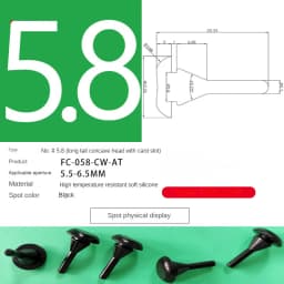 Silicone Plug Rubber Stopper Eyelet Damping High Elasticity Protective 3mm4mm5mm6mm8mm9mm10mm12mm14mm16mm Anti-collision Sealing