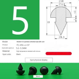 Silicone Plug Rubber Stopper Eyelet Damping High Elasticity Protective 3mm4mm5mm6mm8mm9mm10mm12mm14mm16mm Anti-collision Sealing