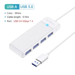 ORICO Type C HUB USB HUB 3.0 4-Port Splitter USB HUB Adapter Expansion Dock Ultra-Slim OTG Adapter For PC Computer Accessories