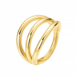 316L Surgical Steel Segment Tragus Helix Cartilage Earring Nose Ring Septum Clicker Conch Three Layers Nostril Piercing Jewelry