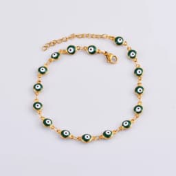 Stainless Steel Bracelets Blue Red Evil Eye Enamel Bead Bracelet For Women Lucky Turkish Eye Jewelry Gifts