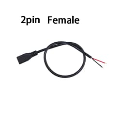 2Pin 4Pin Micro USB Male / Female to Open Wire 2 Core 4 Core Power Data Charging Wire Connector Cable