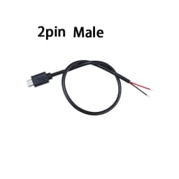 2Pin 4Pin Micro USB Male / Female to Open Wire 2 Core 4 Core Power Data Charging Wire Connector Cable