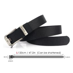 VATLTY Automatic Buckle Belt for Men 34mm Real Nylon Military Tactical Belt Non Slip Hiking Hunting Belt Male Envio Gratis