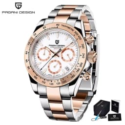 2026 New PAGANI Design Top Brand Men's Sports Quartz Watches Sapphire Stainless Steel Waterproof Chronograph Luxury Reloj Hombre
