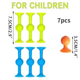 7/12pcs Soft Sticky Suction Dart Fidget Toy Family Interactive Game Pop Silicone Dart Decompression Toy Party Favors For Guests