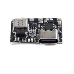 1-10PCS Lithium Li-ion 18650 3.7V 4.2V Battery Charger Board DC-DC Step Up Boost Module USB Type-C TP4056 Fast Charge Module