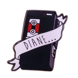 Twin Peaks Enamel Pin Horror TV Drama Brooch Metal Badge Men's Backpack Pin Movie Fan Collection Jewelry Gift Wholesale