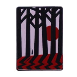 Twin Peaks Enamel Pin Horror TV Drama Brooch Metal Badge Men's Backpack Pin Movie Fan Collection Jewelry Gift Wholesale