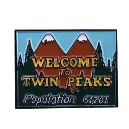 Twin Peaks Enamel Pin Horror TV Drama Brooch Metal Badge Men's Backpack Pin Movie Fan Collection Jewelry Gift Wholesale