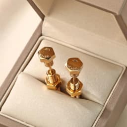 Kind Exquisite Fashion Earrings Screw Stud Earrings, Personalized Study Birthday Gift for Lovers