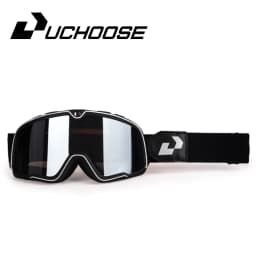 Retro Motorcycle Goggles Ski Glasses Sunglasses ATV Goggles Non-slip Belt AntiUV Cafe Racer Chopper Cycling Racing Free Shipping