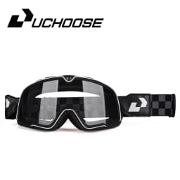 Retro Motorcycle Goggles Ski Glasses Sunglasses ATV Goggles Non-slip Belt AntiUV Cafe Racer Chopper Cycling Racing Free Shipping