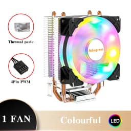 CPU Air Cooler X79 X99 3Pin PWM 4Pin Quiet Processor Cooling Fan For Intel LGA 1151 1155 1200 1700 2011 AMD AM3 AM4 PC Radiator
