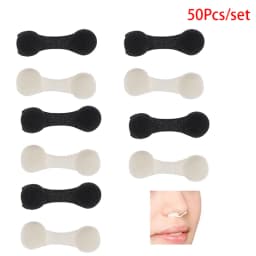 50Pcs Nose Filter Plug Filters Nasal Plugs Spray Disposable Sponge Anti Invisible Breathable Air Swimming Replacement