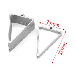 10pcs Stainless Steel Geometric Figure Charm Hollow Glue Blank Pendant Tray Bezel Charms For Jewelry Making Supplies Findings