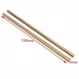 1-10pcs Diameter 1.6-20mm Brass Bar Rod Brass Round Bar Length 100-450mm Stick for Knife Handle Part DIY Accessories