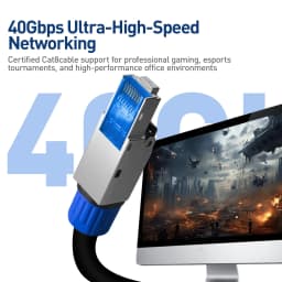 ZoeRax RJ45 CAT8 CAT7 CAT6A Toolless Ethernet Cable Connector Shielded 40/10Gbps Network Cable Plug for 22~24AWG STP Lan Cable