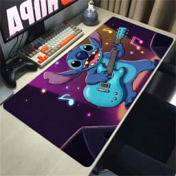HD Print XXL Lockrand Desk Mat Anime Stitch Kawaii Mousepad PC Keyboard Mouse Pad Laptop Cute Gaming Accessories Desk Pads