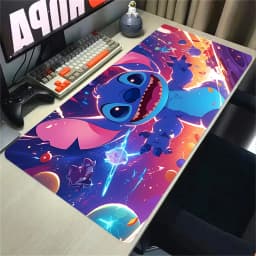 HD Print XXL Lockrand Desk Mat Anime Stitch Kawaii Mousepad PC Keyboard Mouse Pad Laptop Cute Gaming Accessories Desk Pads