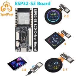 ESP32-S3 LCD Driver Development Board RGB / SPI N8R8 For 2.1inch / 2.8inch / 4inch Captive TouchScreen Display