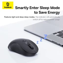 Baseus Wireless Mouse Bluetooth 5.3 2.4GHz Ergonomic 7 Silent Buttons Free Mouse Pad for MacBook Tablet Laptop Computer PC Mice