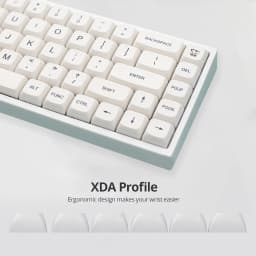 Minimalist White PBT Keycaps 120 Keys Korean Spanish English Multilingual XDA Profile for Mechanical Keyboard Magnetic Keyboard