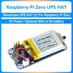 Waveshare UPS HAT (C) 5V Uninterruptible Power Supply UPS HAT Board For Raspberry Pi Zero Zero 2 W UPS