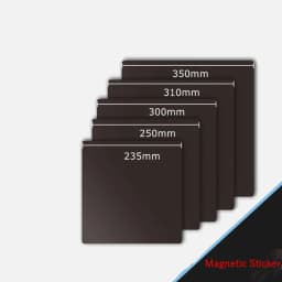 3D Printer 1.2mm Magnetic Sticker With 300LSE Adhesive High Temperature Resistance 120°C for Ender-3 CR10 QIDI Build Plate