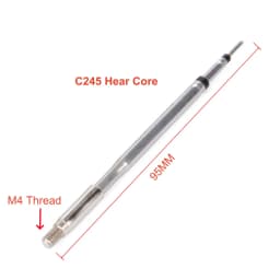 C245 Soldering Tips Adaptor For Hot Melt Brass Nut M2-M8 Embedded Kit Fit For JCB T45-A/PA/B/C GVM245 HS02A T80P