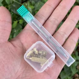 C245 Soldering Tips Adaptor For Hot Melt Brass Nut M2-M8 Embedded Kit Fit For JCB T45-A/PA/B/C GVM245 HS02A T80P