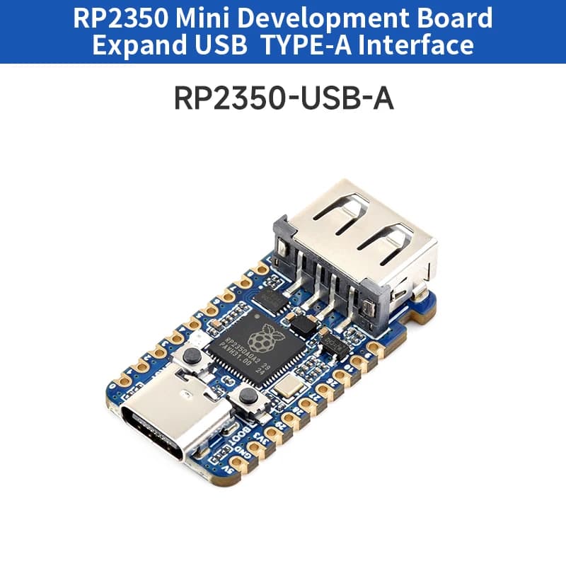 Raspberry Pi Pico 2 RP2350 USB A Mini Development Board RP2350A Compatible With USB 2.0/1.1 Transmission