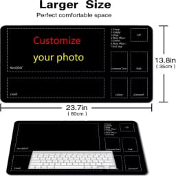 Custom TCG Playmat 24"X14" Personalized Play Mat Custom Board Game Mats With Zones MTG Tabletop Accessories Trading Card Games