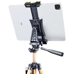 Universal Tablet Phone Tripod Mount Tilt Adjust 360°Rotating Stand Holder Clip for IPad Mini Air Pro 12.9 Xiaomi Huawei Pad Vlog