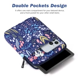 6-7 Inch Protective Sleeve Pouch Bag Carrying Case for 6" Kindle/Kindle Oasis/Kobo E-Reader Padded Sleeve for 7" Kindle Paperwhi