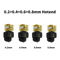 NEW Hotend For Bambu Lab A1 Mini Assembly Hotend Kit 0.2 0.4 0.6 0.8MM Replaceable Nozzle For 3D Printer Bamboo Lab A1/A1 Mini