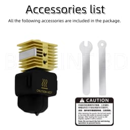 NEW Hotend For Bambu Lab A1 Mini Assembly Hotend Kit 0.2 0.4 0.6 0.8MM Replaceable Nozzle For 3D Printer Bamboo Lab A1/A1 Mini