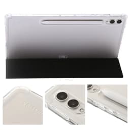For Samsung Tab S10 Lite Case with Pen Holder Acrylic Clear Hard Stand Cover For Galaxy Tab S10 Lite / S10 FE Case 10.9 inch