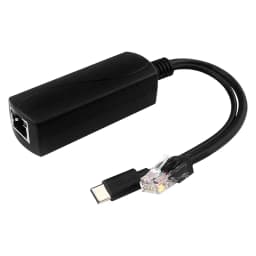 5V 4A Raspberry Pi 5 PoE Splitter 10/100/1000MB Network Gigabit IEEE 802.3 AF/AT Type-C to PoE for Pi 5 Pi5