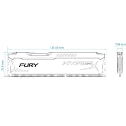 Memoria RAM DDR3 8GB 2x4GB 16GB (2x8GB) Kit 1866MHz 1600MHz 1333MHz Desktop RAM 240Pins 1.5V DIMM Fury PC Memory Module