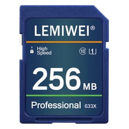 Camera SD Card 256MB 512MB 1GB 2GB High Speed Class 10 U1 Professional 633X SD Card UHS-I LEMIWEI Memory Card For Camera